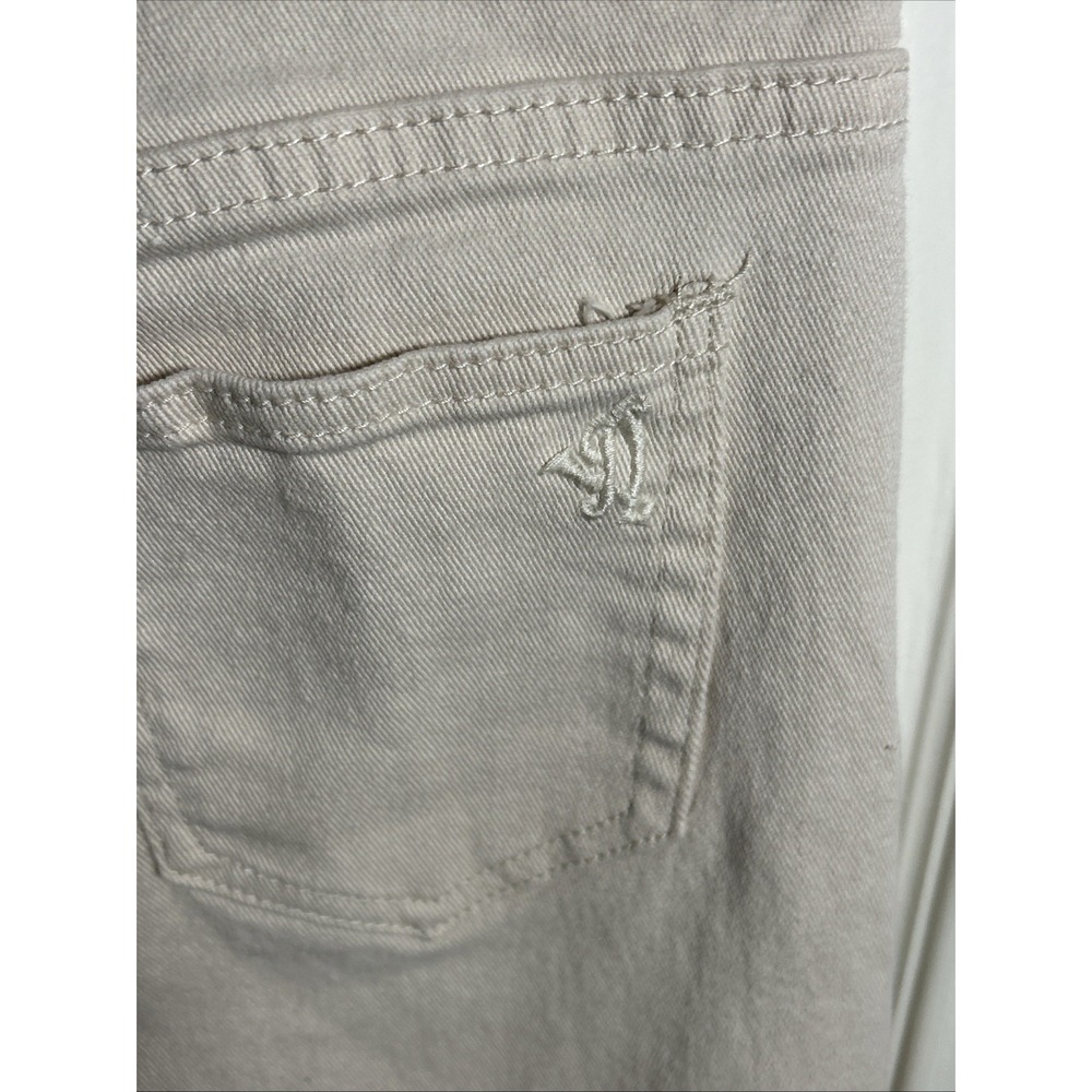 VIP Skinny Pink Distressed Jeans Juniors 3/4 Low Rise - Picture 7 of 7